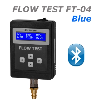Elektroniczny tester wydajności hydrantów, pomiar wydajności bluetooth
